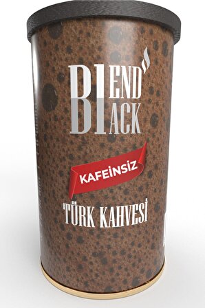 Kafeinsiz Türk Kahvesi 250gr Teneke Kutu