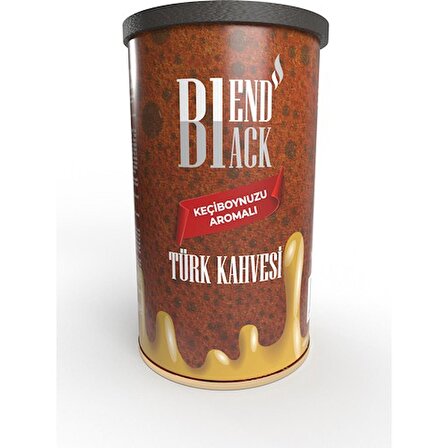 Keçiboynuzu Aromalı Türk Kahvesi Teneke Kutu 250 gr