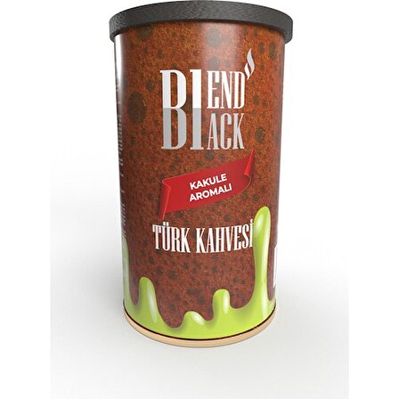 Kakule Aromalı Türk Kahvesi Teneke Kutu 250 gr