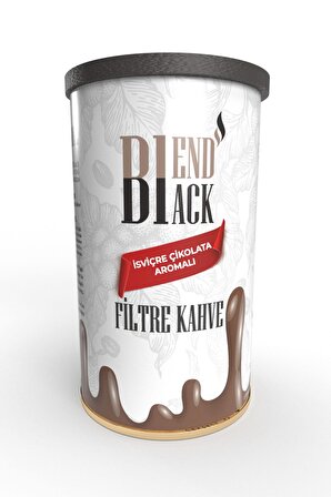 Filtre Kahve Isviçre Çikolata Aromalı 250gr Teneke Kutu