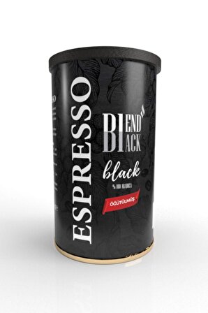 Espresso Black Öğütülmüş (Mokapot/aeropress/espressomakineleri) 250gr Teneke Kutu