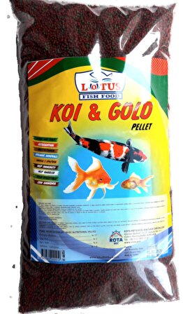 Koi Gold Mix Pellet Kajero 860gr Topçuk Poşet Japon Balık Yemi