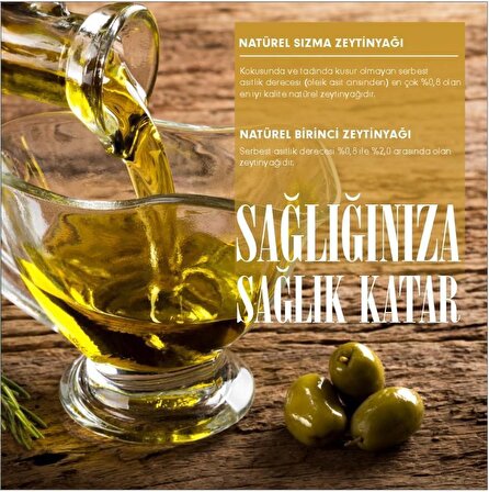 Glamor Olive Oil Soğuk Sıkım Zeytinyağı 1 lt Teneke 