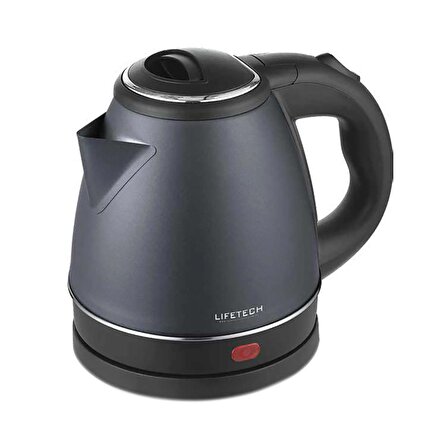 LIFETECH OTEL TİPİ SU ISITICI KETTLE 1.2 LİTRE ANTRASİT