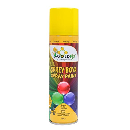 Sprey Boya Sarı Renk 200 ML