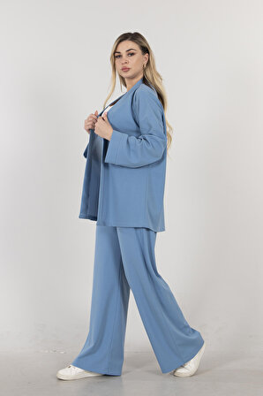 Bebe Mavi Kimono Pantolon İkili Krep Takım 0106314.449
