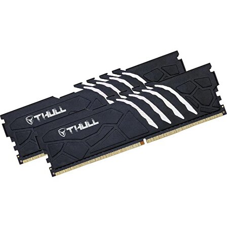 Thull Vortex 64GB Kıts (2X32GB) 6000MHZ CL30 1.3V Black Heatsınk Ddr5 Ram THL-PCVTX4800D5-64G-B