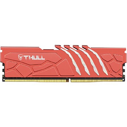 Thull Vortex 32GB Kıts (2X16GB) 6400MHZ CL32 1.4V Red Heatsınk Ddr5 Ram THL-PCVTX51200D5-32G-R