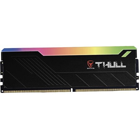 Thull Apex 64GB Kıts (2X32GB) 6000MHZ CL30 1.3V Rgb Black Heatsınk Ddr5 Ram THL-PCAPX4800D5-64G-B