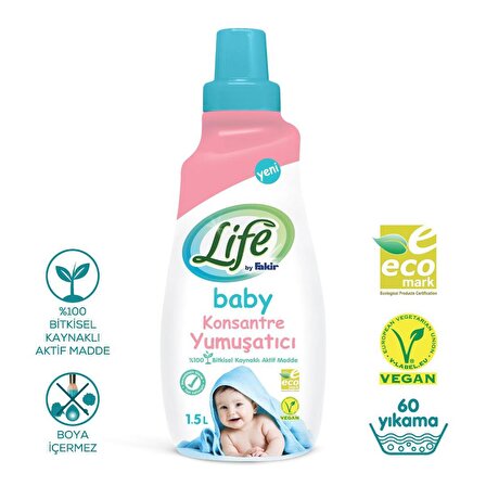 Life By Fakir Baby Sıvı Çamaşır Deterjanı ve Yumuşatıcı Seti