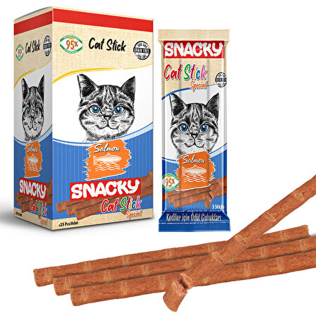Snacky Kedi Stick Ödül Somonlu 3*5 gr
