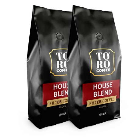 Toro House Blend Filtre Kahve 2x250gr