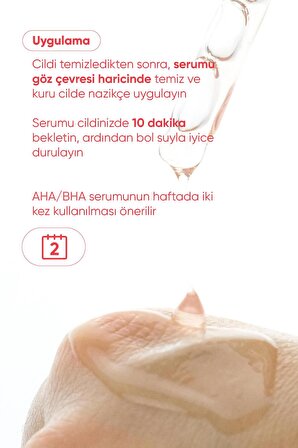 The Skin Co. %10 AHA %2 BHA Cilt Tonu Eşitleyici & Gözenek Sıkılaştırıcı Peeling Serum 20 ml