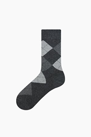 Bross 5 li Ekose Desenli Erkek Çorabı