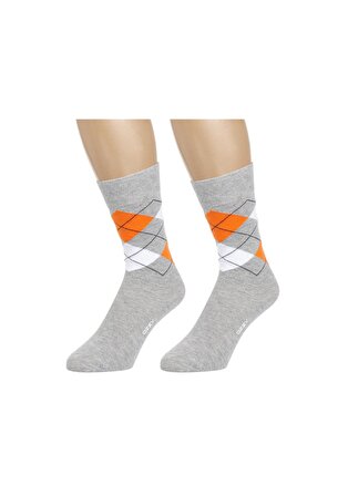 Ozzy Socks 3 Çift Dikişsiz Erkek Penye Pamuklu 4 Mevsim Çorap Dayanıklı Topuk Burun