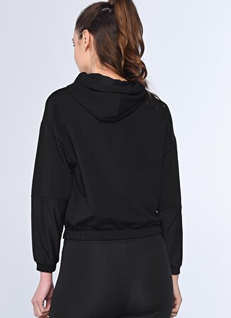 Ecko Unlimited Kapüşonlu Regular Fit  Siyah Kadın Sweatshirt