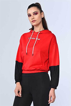 ecko red ALLY Kadın Kapüşonlu Hoodie