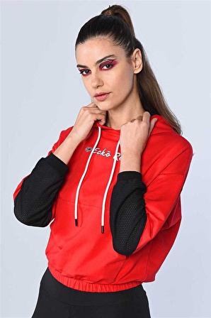 ecko red ALLY Kadın Kapüşonlu Hoodie