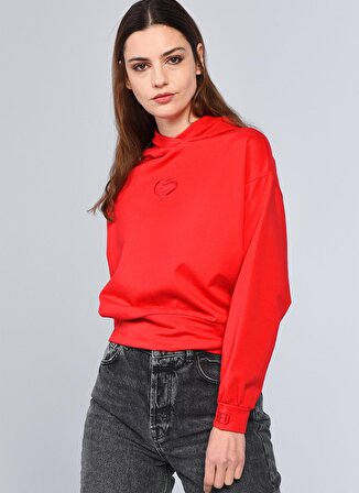 Ecko Unlimited Kadın Kırmızı Sweatshirt