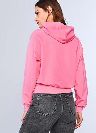 Ecko Unlimited Kadın Pembe Kapüşonlu Sweatshirt