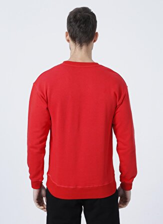 Ecko Unlimited Paul Bisiklet Yaka Regular Fit Kırmızı Erkek Sweatshirt