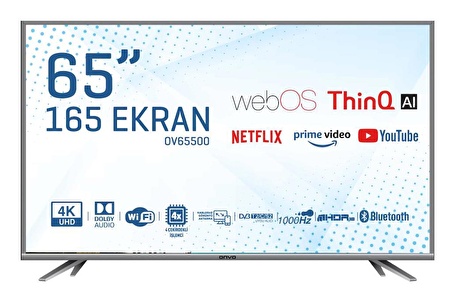 Onvo OV65500 4K Ultra HD 65" WebOS LED TV