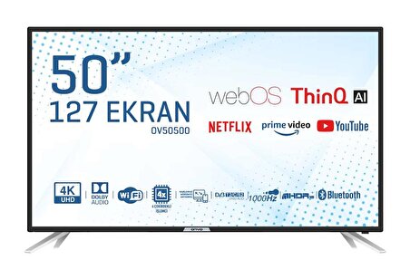 Onvo OV50500 4K Ultra HD 50" WebOS LED TV