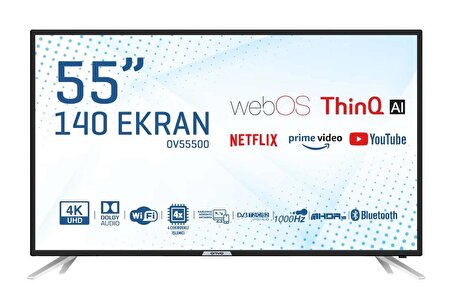 Onvo OV55500 4K Ultra HD 55" WebOS LED TV