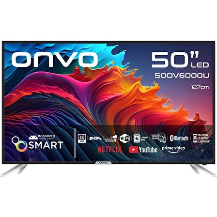 Onvo 50OV6000U 4K Ultra HD 50" Android TV LED TV