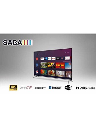 Saba SB50500 50'' 127 Ekran Ultra Hd 4k Smart Webos Led Tv