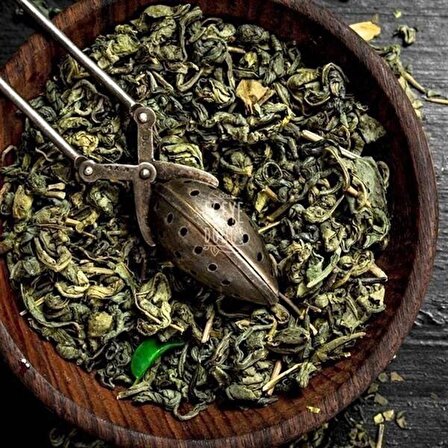 Tomurcuk Yeşil Çay (Bitki Çayı) - 50 Gr. - Kavanoz Görünümlü Kilitli Poşet - Kilitli Saklama Poşeti