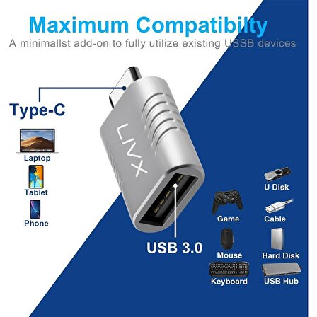 Livx USB 3.0 To Type-C Çevirici Dönüştürücü OTG Adaptör OTGMD