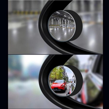 Full - Vision Kör Nokta Aynası 360 Derece Ayarlanabilir Çerçevesiz Ultra Ince 2 Adet