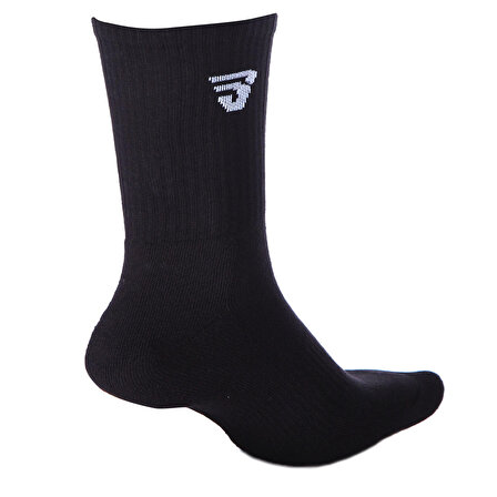 Pronto 2'Li Unisex Siyah Günlük Stil Çorap 22KUAL19D01-SYH