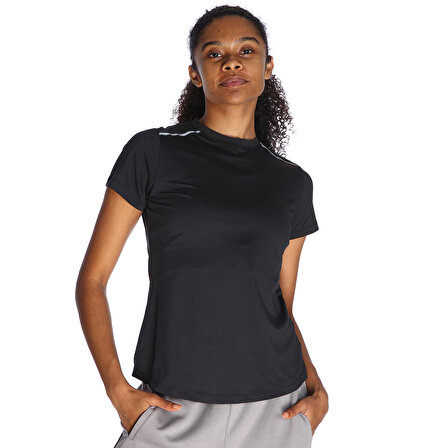 Cuore Kadın Siyah Günlük Stil T-Shirt 23KKTP18D02-SYH