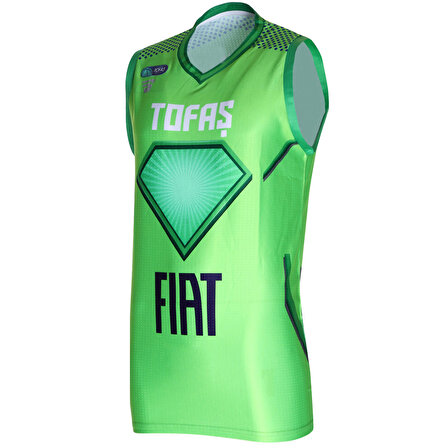 Tofaş 2023-24 Yeşil Basketbol Forması TKT500131-YSL