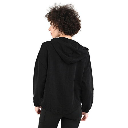 Piena Kadın Siyah Günlük Stil Sweatshirt 24YKTL13D21-SYH