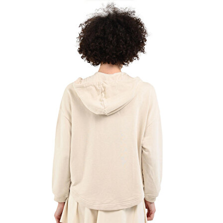 Piena Kadın Beyaz Günlük Stil Sweatshirt 24YKTL13D21-CHK