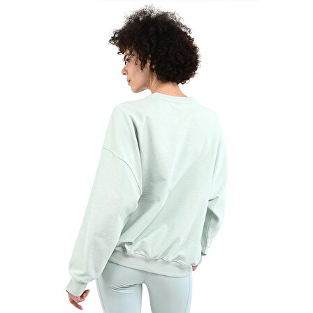 Luna Kadın Yeşil Günlük Stil Sweatshirt 24YKTL13D22-YSL