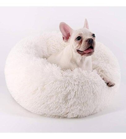 Zampa Ponchick Kedi Köpek Yatağı 50 cm Beyaz