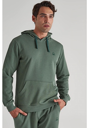 71054 BNT-M057 T Benetton Erkek Sweat HAKİ