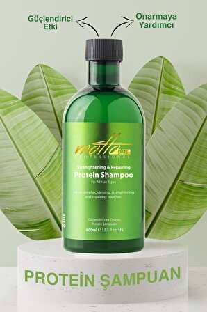 Motto Plus Professional Tüm Saçlar İçin Onarıcı Şampuan 400 ml