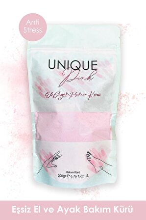 Unique Pink Yoğun Nemlendirici & Anti Stress El Ayak Bakım Kürü 200gr