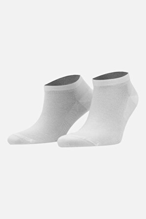 Mısırlı Kadın Modal Tekli Beyaz Patik Çorap - M-71201-B