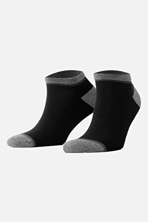 Mısırlı Erkek Modal Siyah Patik Çorap - M-61201-S