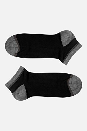 Mısırlı Erkek Modal Siyah Patik Çorap - M-61201-S