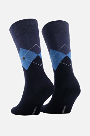Mısırlı Erkek Organik Pamuklu Jean Soket Çorap - M-60052-J