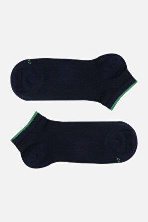 Mısırlı Erkek Organik Pamuklu Lacivert Patik Çorap - M-60201-L