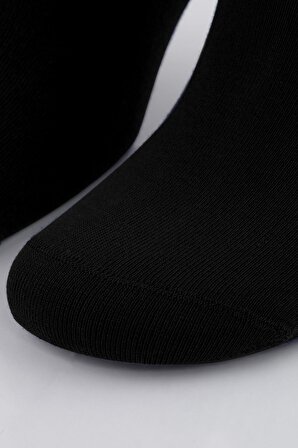 Mısırlı Erkek Organik Pamuklu Siyah Babet Çorap - M-60350-S