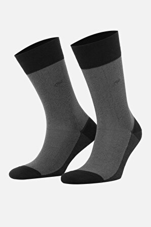 Mısırlı Erkek Merserize Tekli Siyah Soket Çorap - M-67001-S